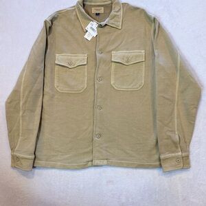 American Eagle Outfitters brown Button-Up Shirt over jacket size large oversized